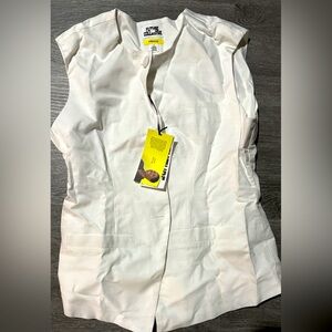 Future Collection Jenee Naylor White Vest sz 12